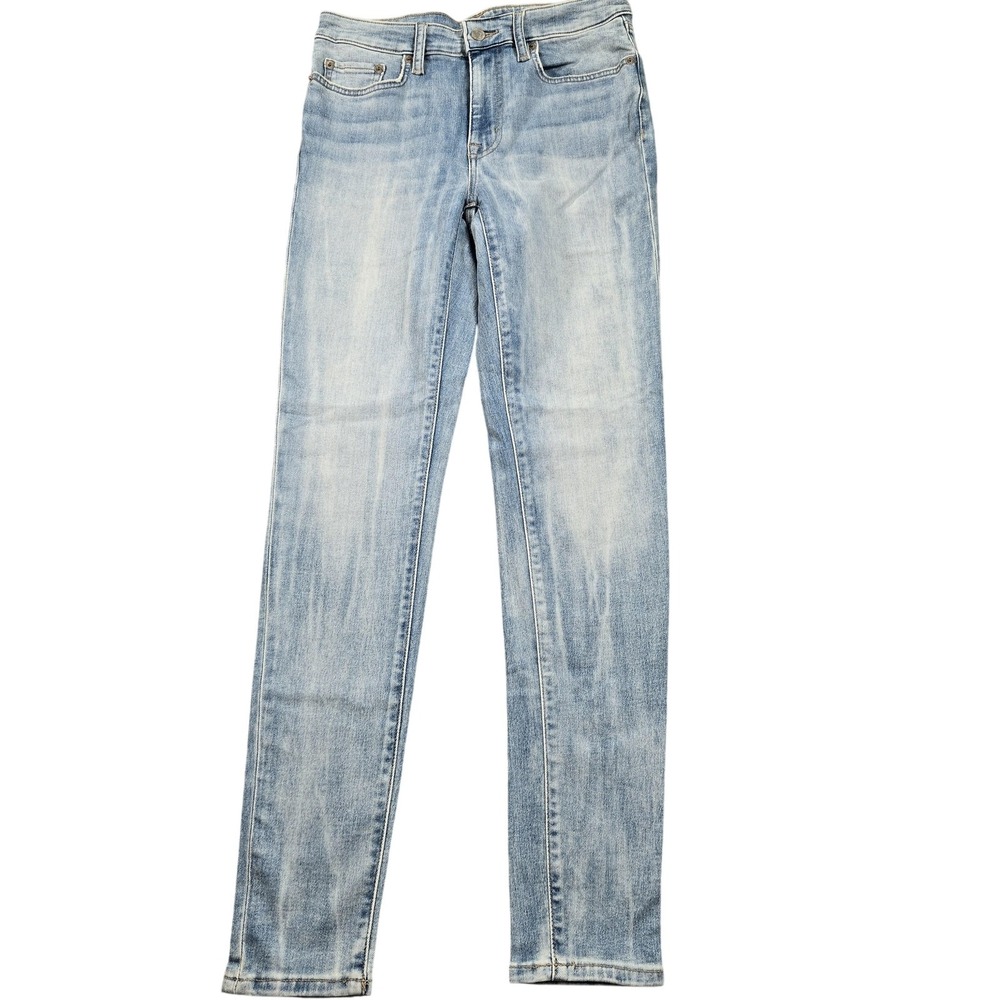 Lauren Ralph Lauren Jeans Womens 2 Light Wash Skinny Stretch Mid Rise Denim